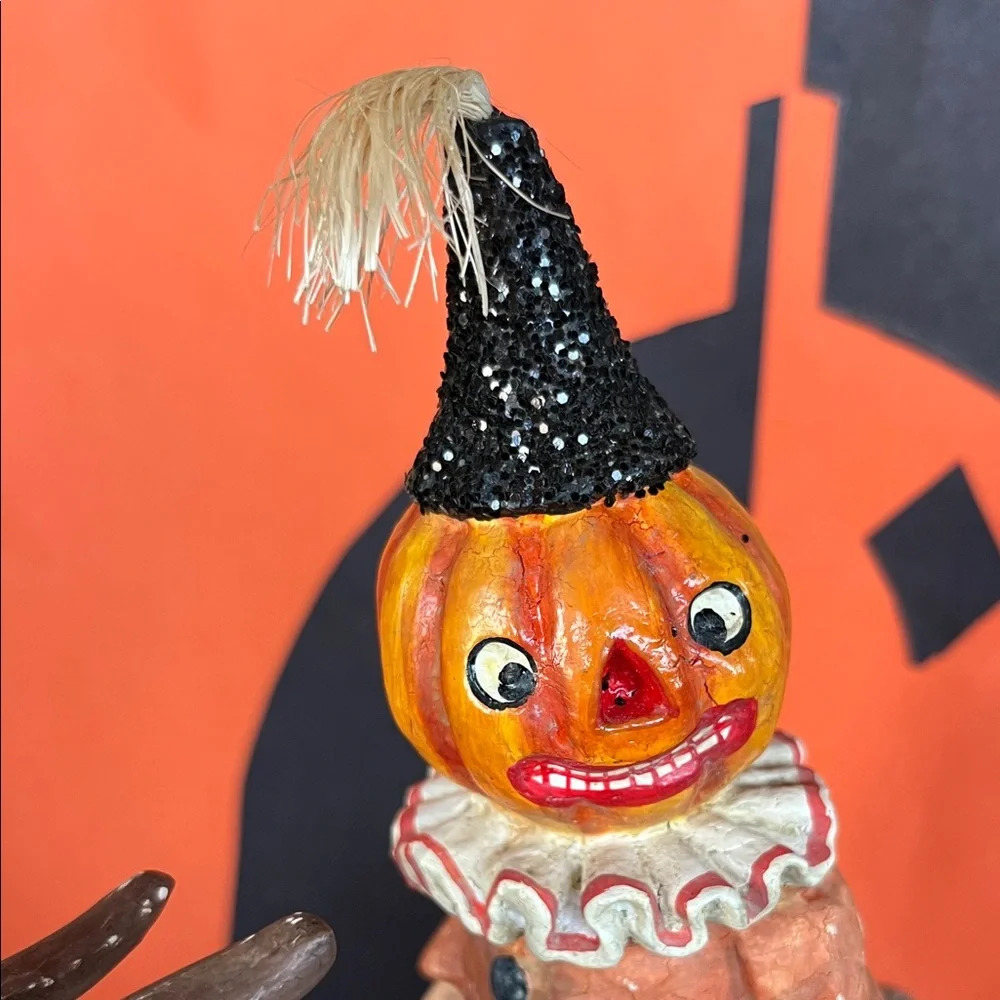 Bethany Lowe Halloween Pumpkin Rider Figurine - Picture 4 of 14